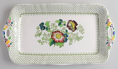 Paynsley Green Multicolor Large Sandwich Tray