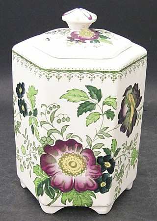 Paynsley Green Multicolor Candy Jar & Lid