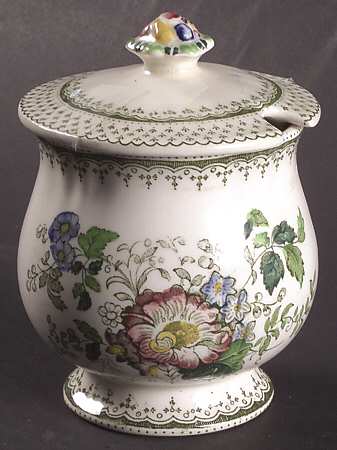 Paynsley Green Multicolor Jam/Jelly & Lid