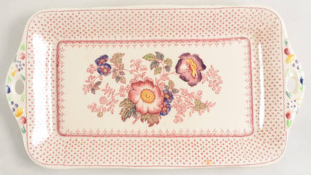 Paynsley Pink Large Sandwich Tray