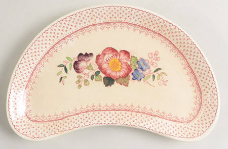 Paynsley Pink Crescent Salad Plate