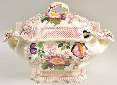 Paynsley Pink Tureen & Lid w/Ladle