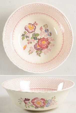 Paynsley Pink 8" Round Vegetable Bowl