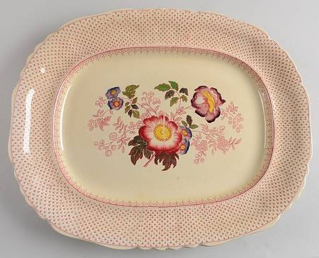 Paynsley Pink 15" Oval Serving Platter