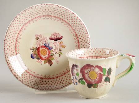 Paynsley Pink Flat Demitasse Cup & Saucer Set