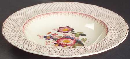 Paynsley Pink Rim Soup Bowl