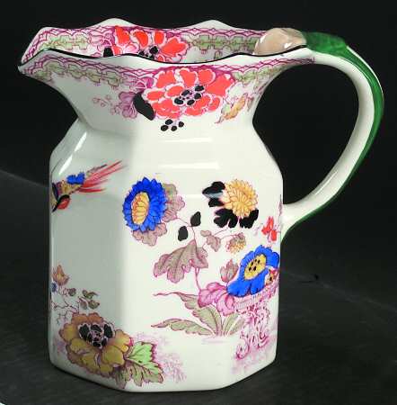 Persiana (Black Trim) Large Fenton Jug