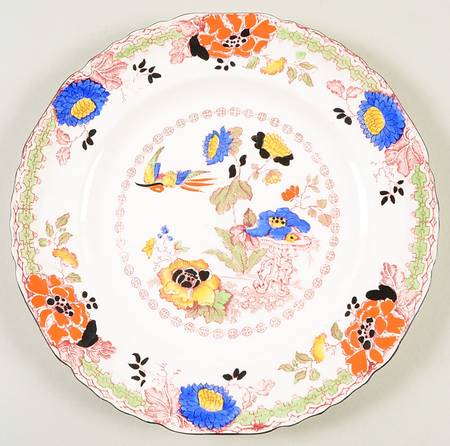 Persiana (Black Trim) Luncheon Plate