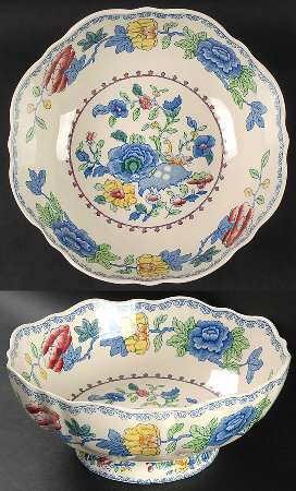 Regency Plantation Colonial Bruges Footed Salad Bowl
