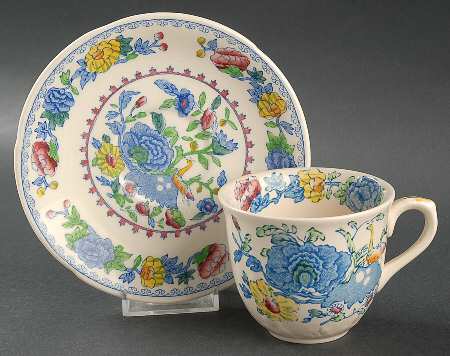 Regency Plantation Colonial Flat Cup & Saucer Set