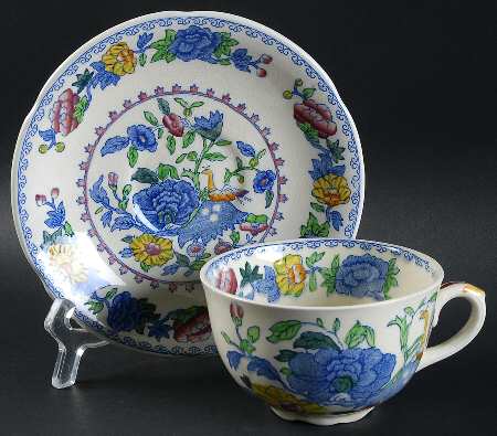 Regency Plantation Colonial Footed Cup & Saucer Set