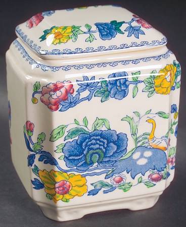 Regency Plantation Colonial Fan Jar & Lid