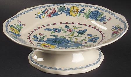 Regency Plantation Colonial Round Compote (Height X Width)