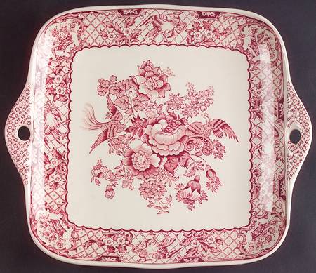 Stratford Square Handled Cake Plate