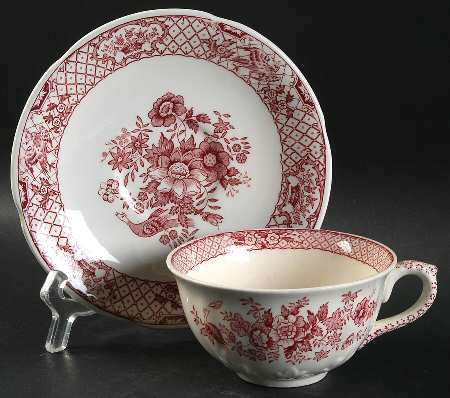 Stratford Flat Cup & Saucer Set