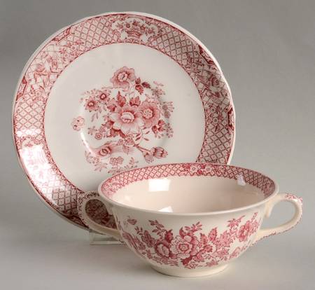 Stratford Flat Cream Soup Bowl & Saucer Set