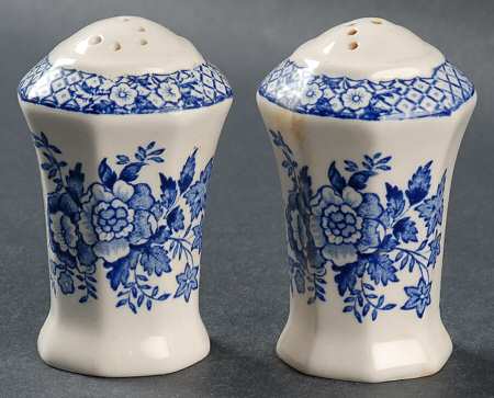 Stratford Royal Blue (No Trim) Salt & Pepper Set