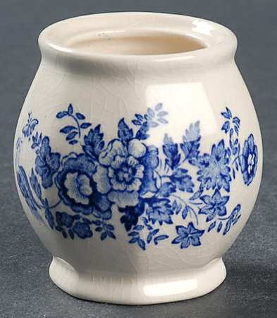 Stratford Royal Blue (No Trim) Mustard Jar No Lid