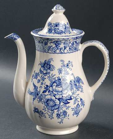 Stratford Royal Blue (No Trim) Coffee Pot & Lid