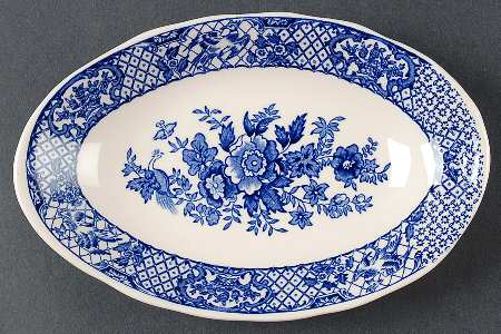 Stratford Royal Blue (No Trim) Relish/Gravy Underplate
