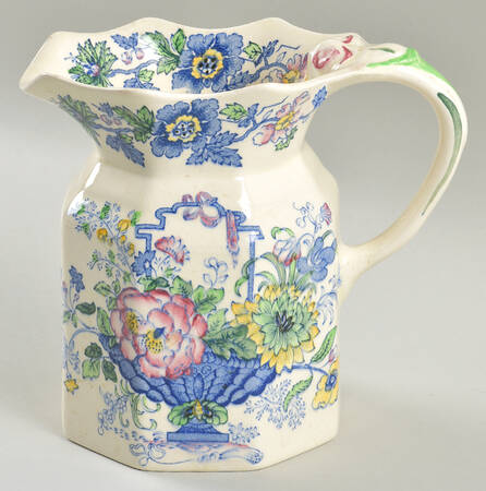 Strathmore Blue Multicolor 32 Oz Fenton Jug