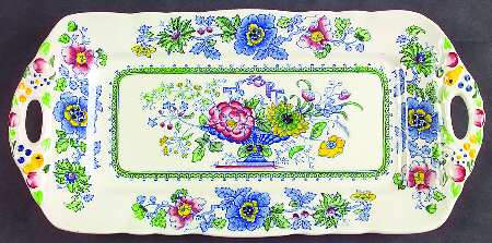 Strathmore Blue Multicolor Small Sandwich Tray