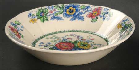 Strathmore Blue Multicolor Fruit/Dessert (Sauce) Bowl