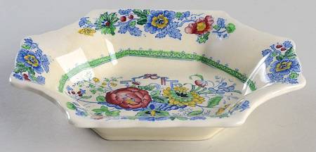 Strathmore Blue Multicolor 6" Sweet Dish Lorne