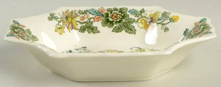 Strathmore Green Multicolor Medium Sweet Meat Dish