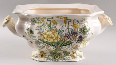 Strathmore Green Multicolor Tureen No Lid