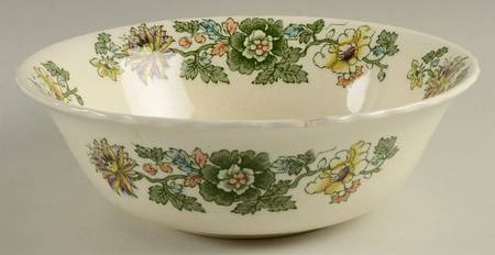 Strathmore Green Multicolor 8" Round Vegetable Bowl
