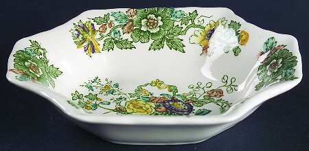 Strathmore Green Multicolor Small Sweet Meat Dish