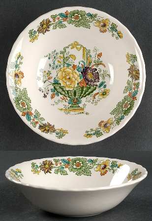 Strathmore Green Multicolor Coupe Cereal Bowl