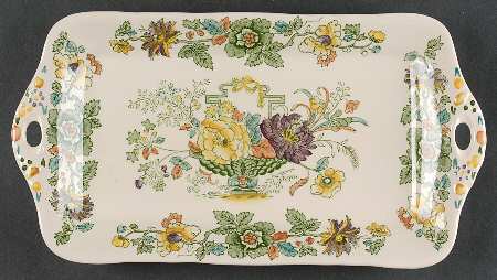 Strathmore Green Multicolor Large Sandwich Tray