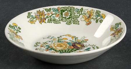 Strathmore Green Multicolor Fruit/Dessert (Sauce) Bowl