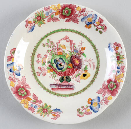 Strathmore Pink Multicolor Saucer