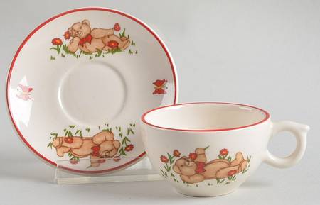 Teddy Bears Child's Cup & Saucer Set