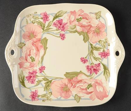 Touraine Square Handled Cake Plate