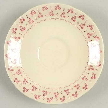 Trefoil Pink Saucer