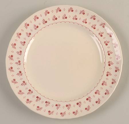 Trefoil Pink Salad Plate