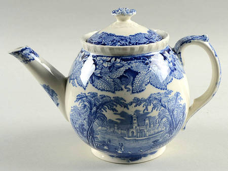 Vista Blue Teapot & Lid