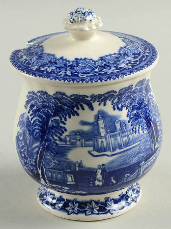 Vista Blue Jam/Jelly & Lid