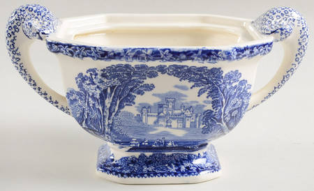 Vista Blue Sauce Boat No Lid