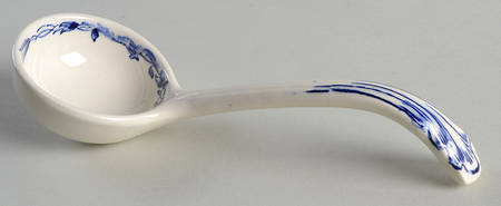 Vista Blue Solid Piece Sauce Ladle