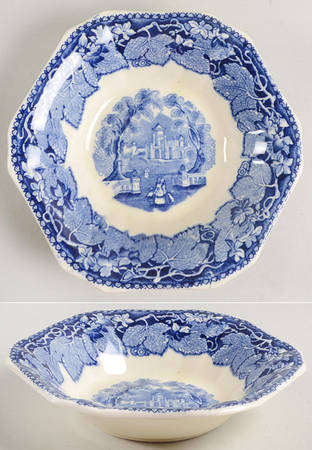 Vista Blue 6" Sweet Meat Dish