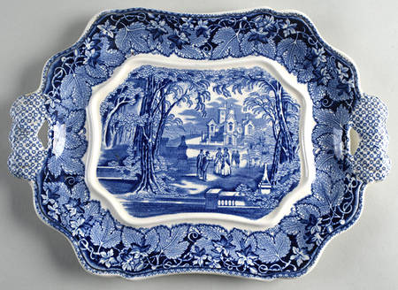 Vista Blue Underplate for Small Bedford Tureen