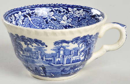 Vista Blue Flat Cup