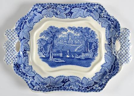 Vista Blue Underplate for Sauce Boat