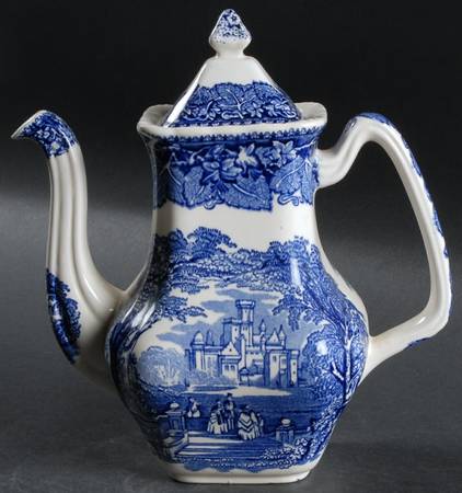Vista Blue Coffee Pot & Lid