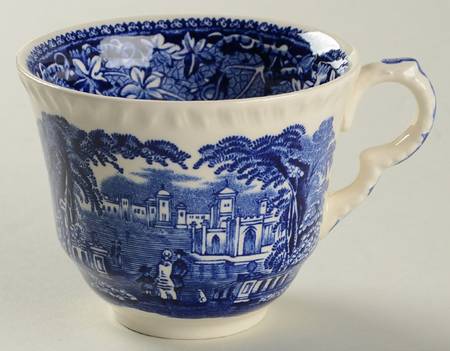 Vista Blue Flat Cup